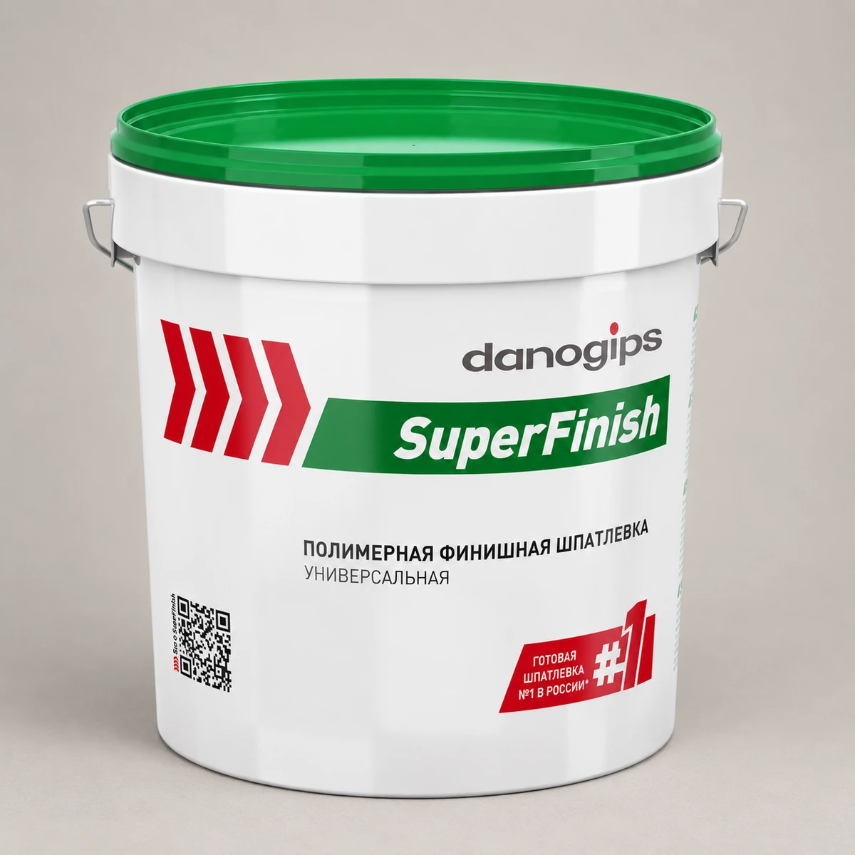 Шпаклёвка Danogips SuperFinish полимерная готовая финишная, 18,1 кг, 11 л