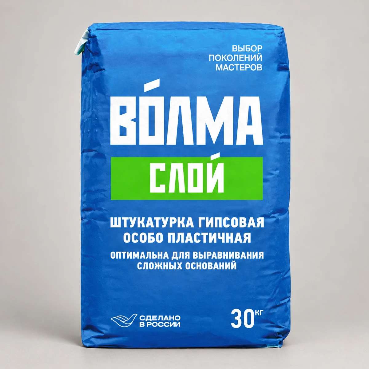 Штукатурка ВОЛМА Слой гипсовая, 30 кг