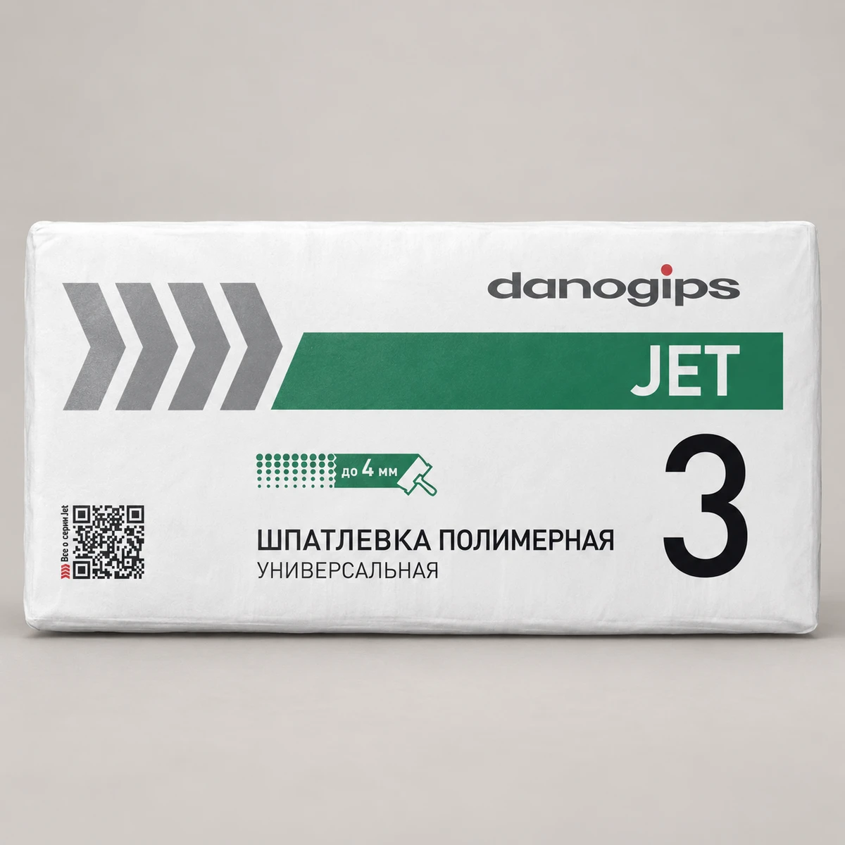 Шпаклёвка Danogips JET 3 полимерная универсальная, 20 кг