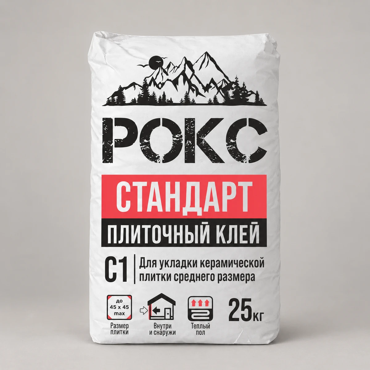 Клей плиточный Рокс Стандарт, 25 кг